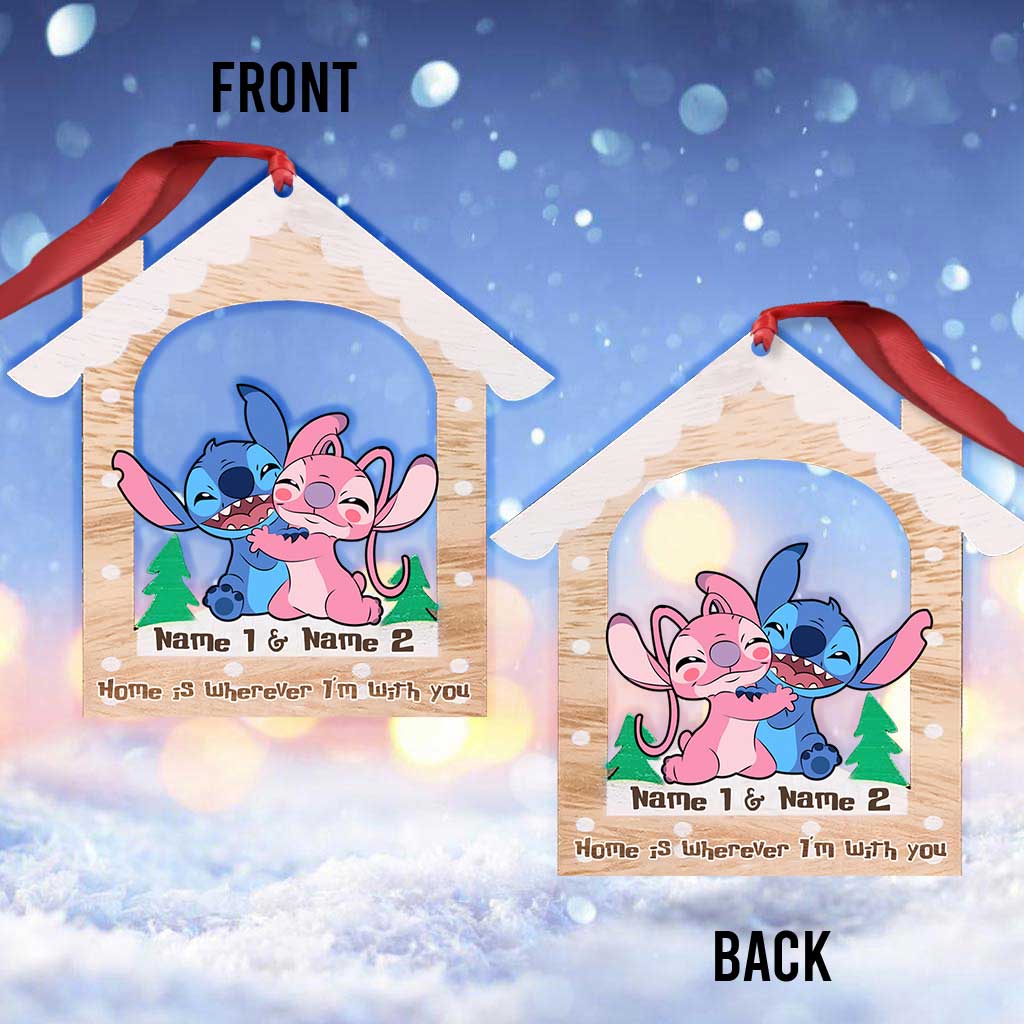 Personalized Ohana Ornament Custom Names Christmas Gift