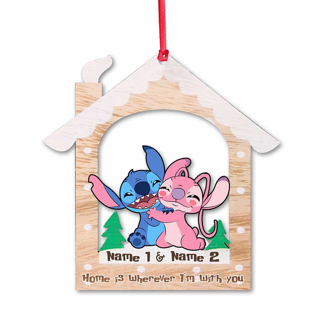 Personalized Ohana Ornament Custom Names Christmas Gift