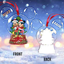 Load image into Gallery viewer, Personalized Winter Wonderland Mouse Acrylic Ornament Gift
