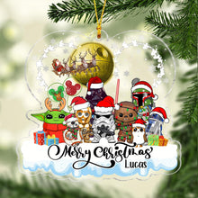 Load image into Gallery viewer, Personalized Star Wars Christmas Ornament Custom Name Gift
