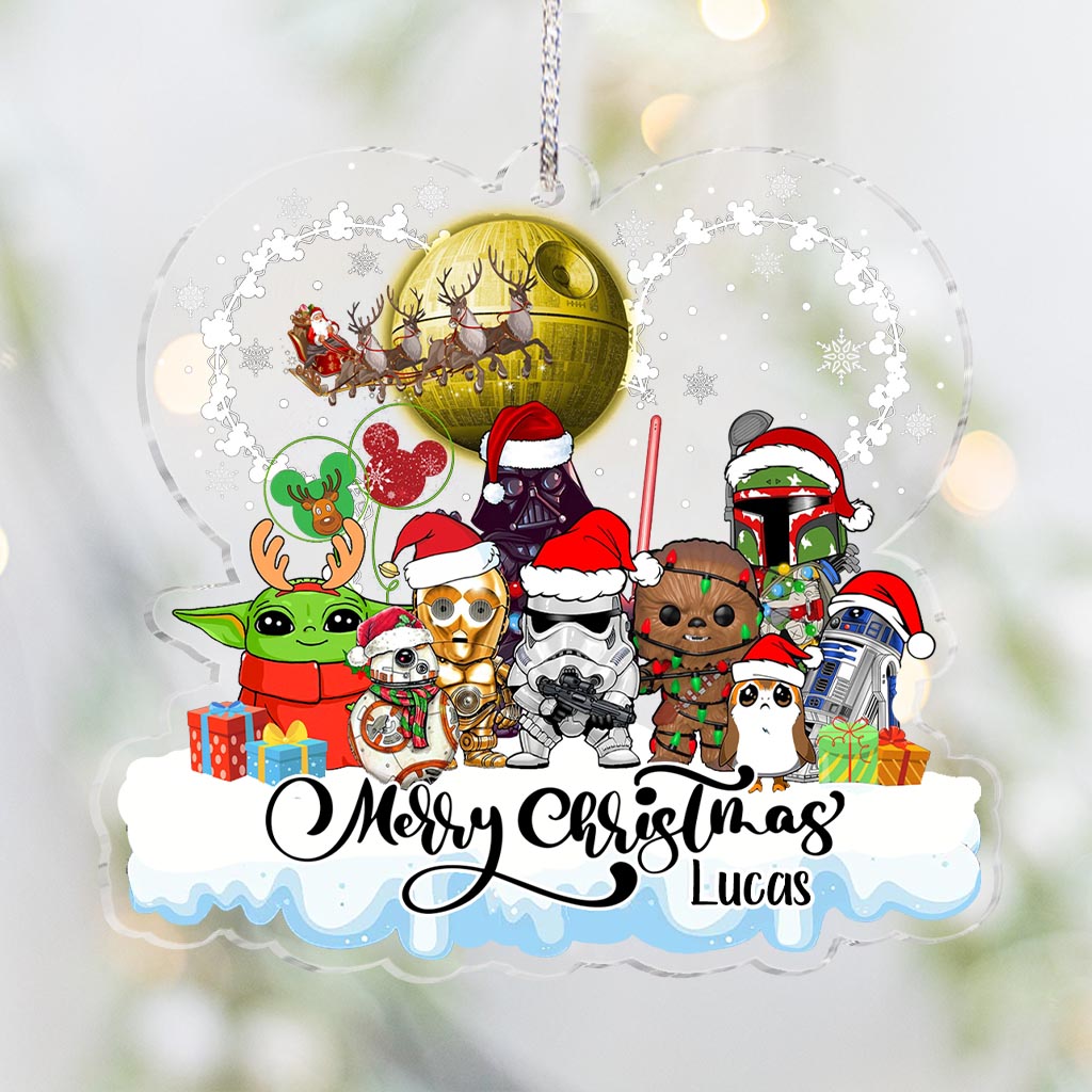 Personalized Star Wars Christmas Ornament Custom Name Gift