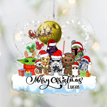 Load image into Gallery viewer, Personalized Star Wars Christmas Ornament Custom Name Gift
