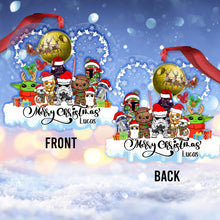 Load image into Gallery viewer, Personalized Star Wars Christmas Ornament Custom Name Gift
