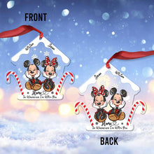 Load image into Gallery viewer, Personalized Christmas Mouse Ornament Custom Names Gift
