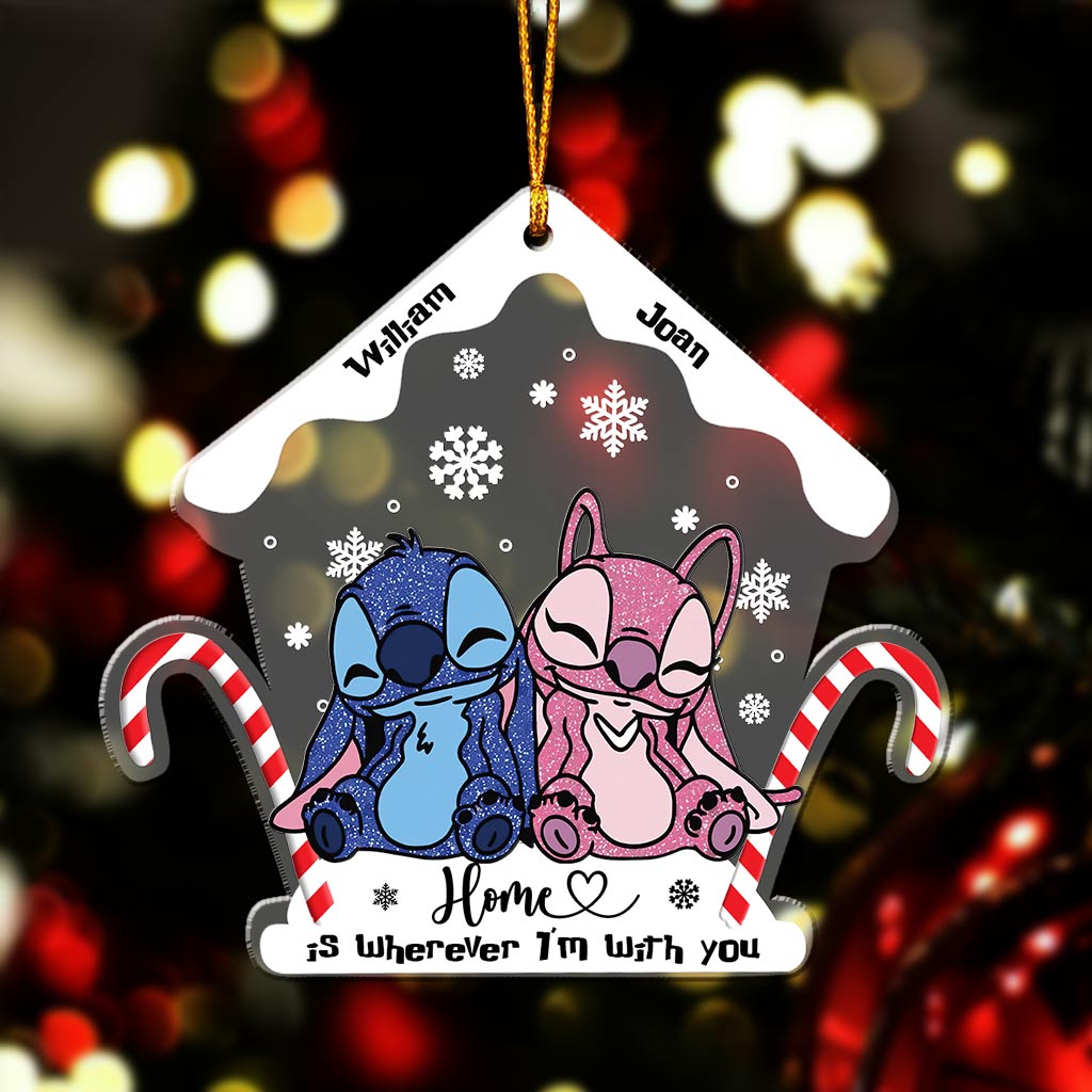 Personalized Christmas Ornament with Custom Names and Design