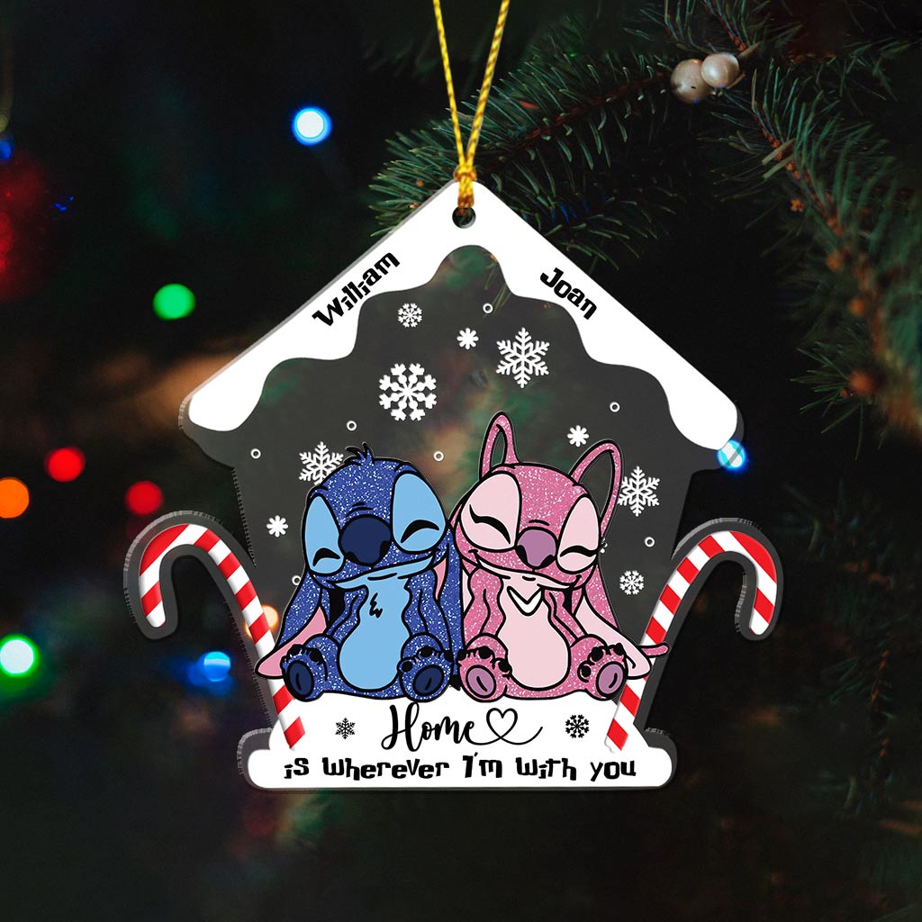 Personalized Christmas Ornament with Custom Names and Design