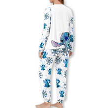 Load image into Gallery viewer, Personalized Christmas Pajama Set with Stitch Design for Family
