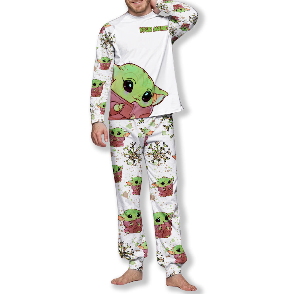 Personalized Christmas Pajamas Set with Cute Design for Kids