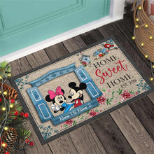 Load image into Gallery viewer, Personalized Home Sweet Home Doormat Custom Names Gift
