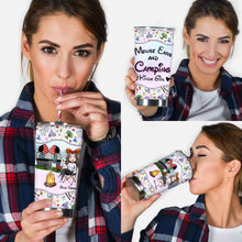 Load image into Gallery viewer, Personalized Camping Kinda Girl Tumbler Custom Name Gift
