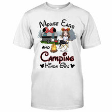 Load image into Gallery viewer, Personalized Camping Kinda Girl T-shirt Hoodie Custom Gift
