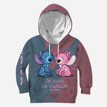 Load image into Gallery viewer, Personalized All-Over Print Hoodie Custom Couple Gift for Valentine's Day
