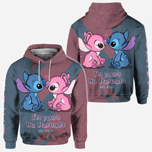 Load image into Gallery viewer, Personalized All-Over Print Hoodie Custom Couple Gift for Valentine's Day
