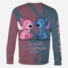 Load image into Gallery viewer, Personalized All-Over Print Hoodie Custom Couple Gift for Valentine's Day
