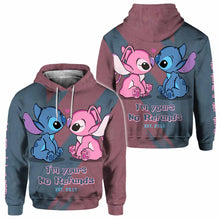 Load image into Gallery viewer, Personalized All-Over Print Hoodie Custom Couple Gift for Valentine's Day
