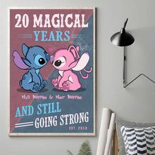 Load image into Gallery viewer, Personalized Magical Years Poster Custom Names Gift for Couple
