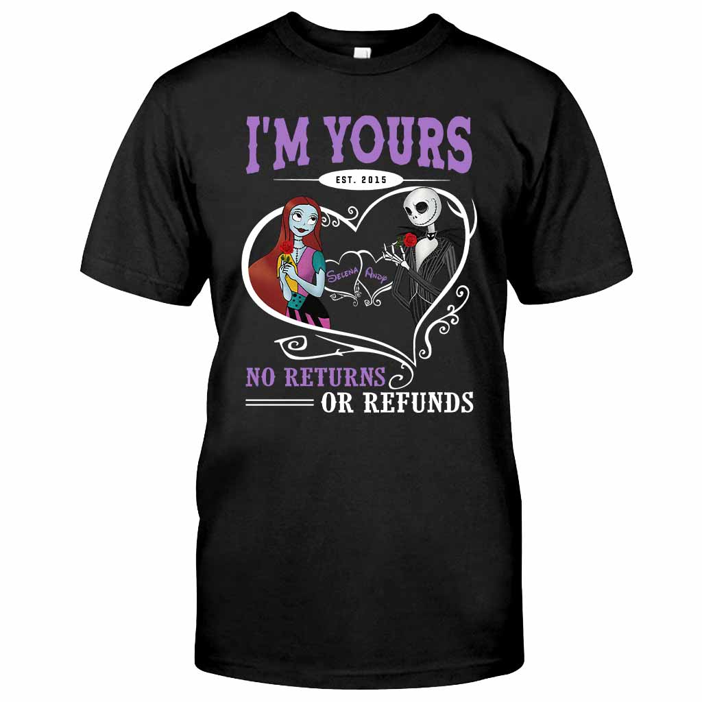 Personalized I'm Yours No Returns Nightmare T-Shirt & Hoodie Gift