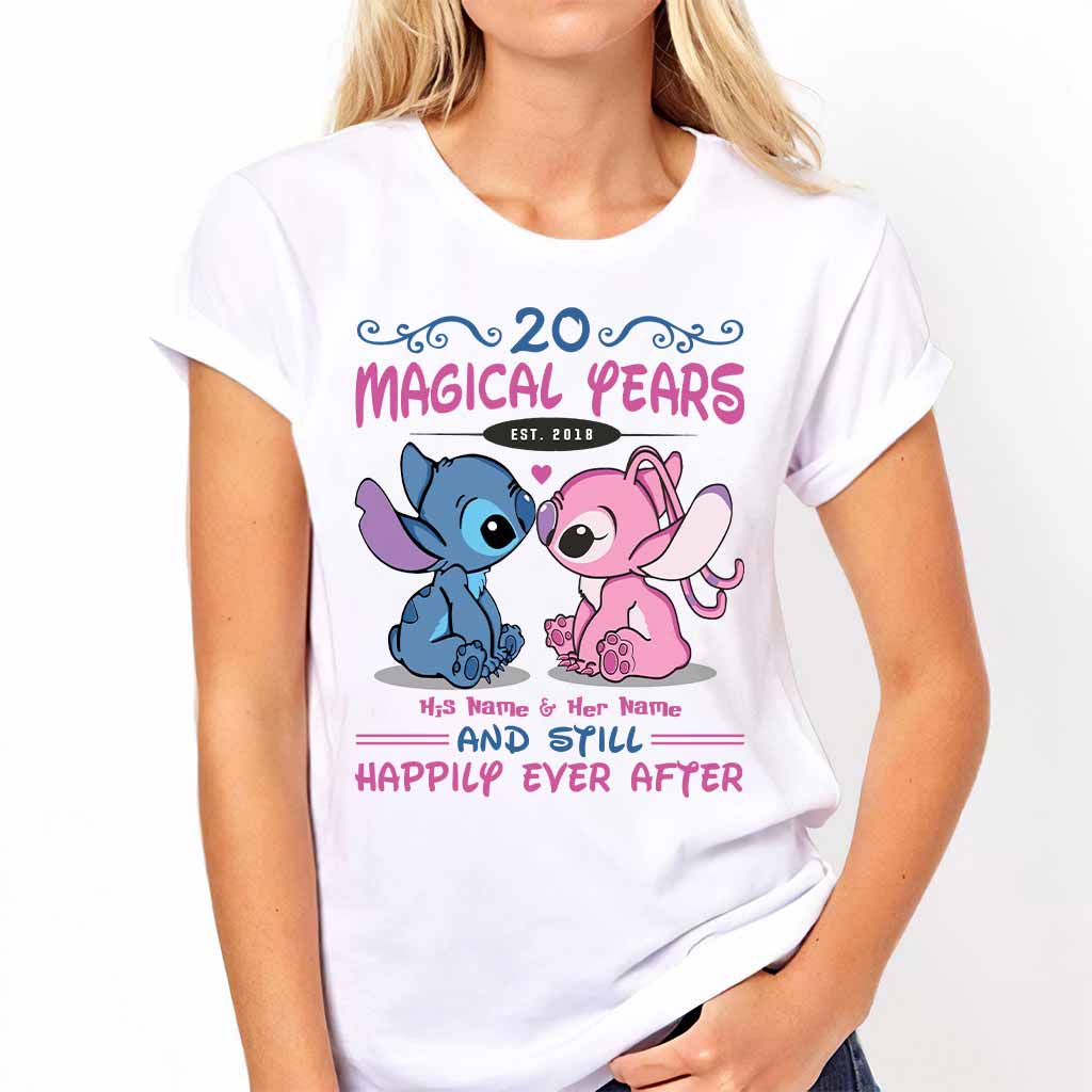 Personalized T-shirt and Hoodie Magic Years Gift for Couple