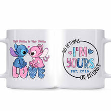 Load image into Gallery viewer, Personalized Mug with Custom Names No Returns Gift for Couples
