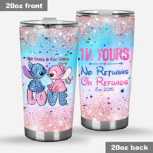 Load image into Gallery viewer, Personalized Tumbler with Custom Name for Couples | Wedding Anniversary Gift
