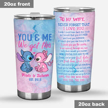 Load image into Gallery viewer, Personalized 20oz Tumbler Custom Love Quote Gift for Wife
