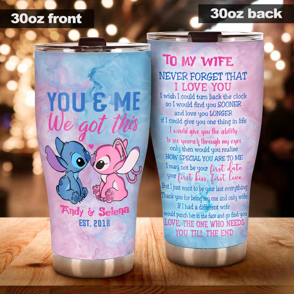 Personalized 20oz Tumbler Custom Love Quote Gift for Wife