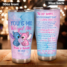 Load image into Gallery viewer, Personalized 20oz Tumbler Custom Love Quote Gift for Wife
