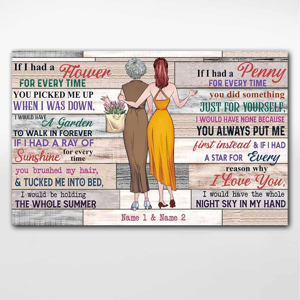Personalized Mother's Day Poster Full of Love & Memories