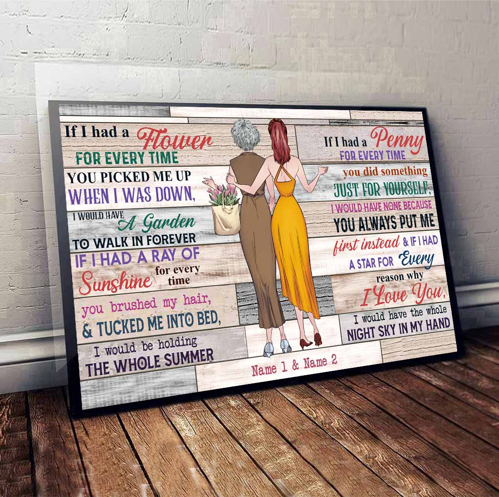 Personalized Mother's Day Poster Full of Love & Memories