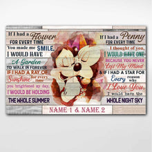 Load image into Gallery viewer, Personalized Couple Mouse Poster Love Message Gift
