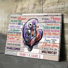 Load image into Gallery viewer, Personalized Couple Poster Unique Love Quote Gift for Anniversary
