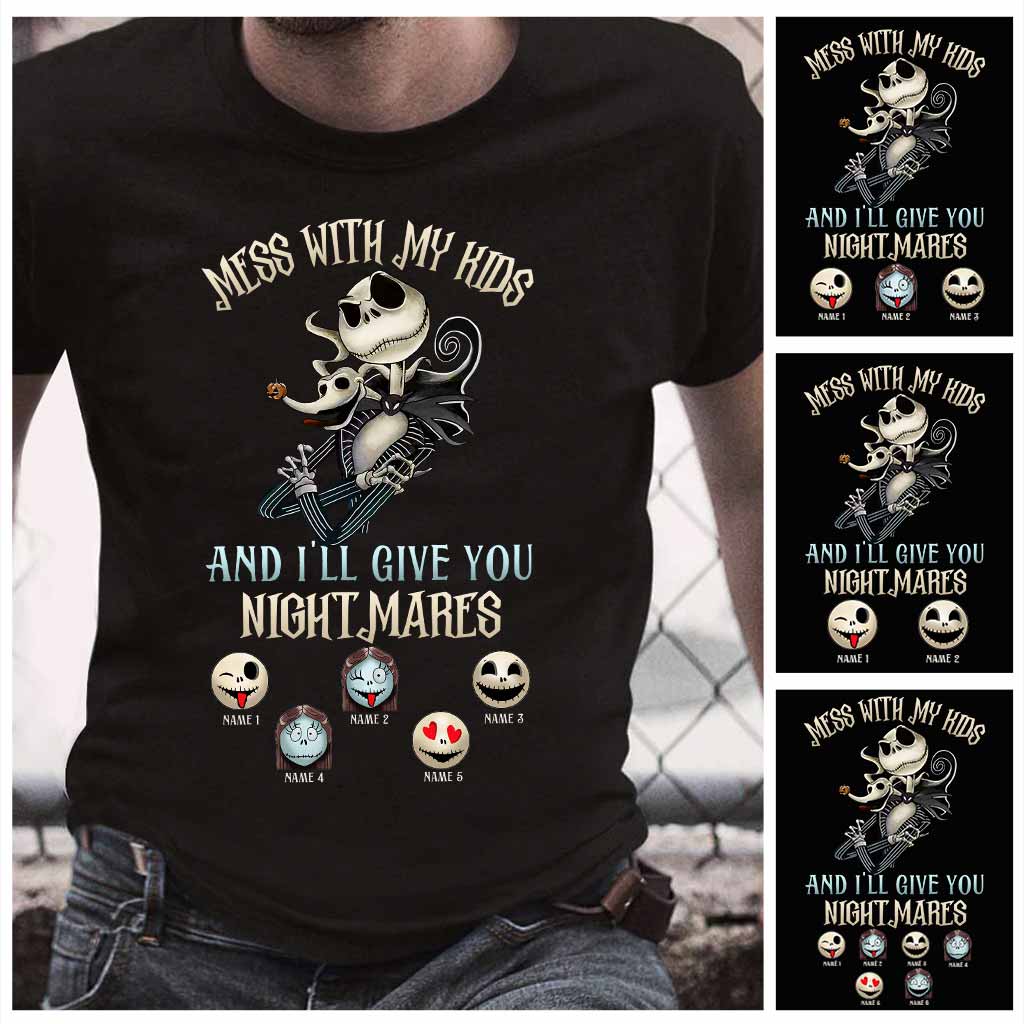 Personalized Nightmare T-shirt and Hoodie Gift for Dad | Halloween & Father's Day