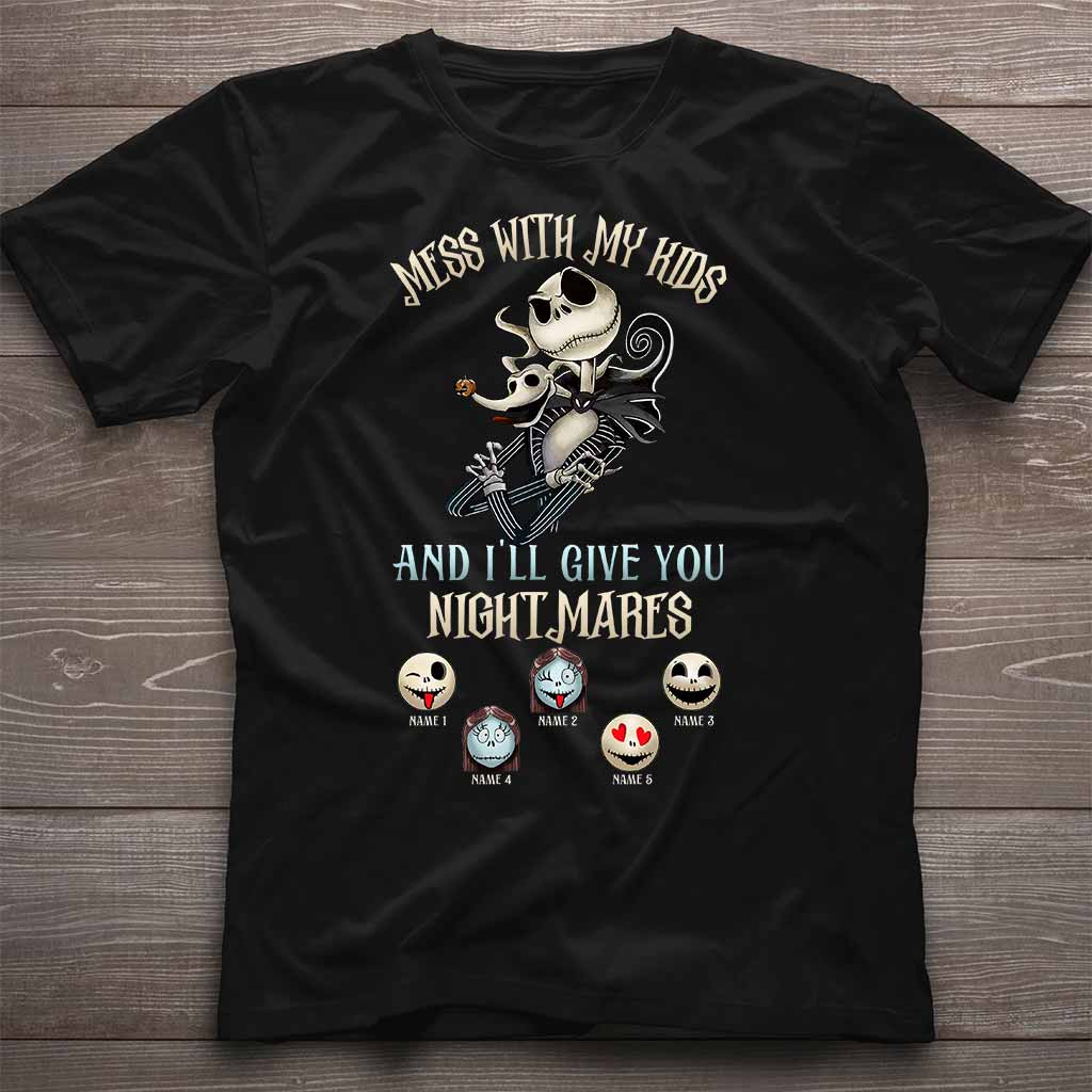 Personalized Nightmare T-shirt and Hoodie Gift for Dad | Halloween & Father's Day