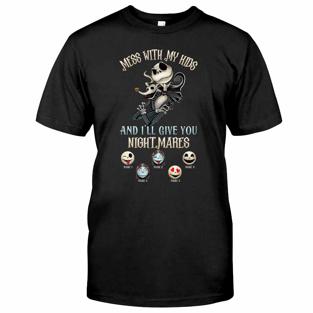 Personalized Nightmare T-shirt and Hoodie Gift for Dad | Halloween & Father's Day