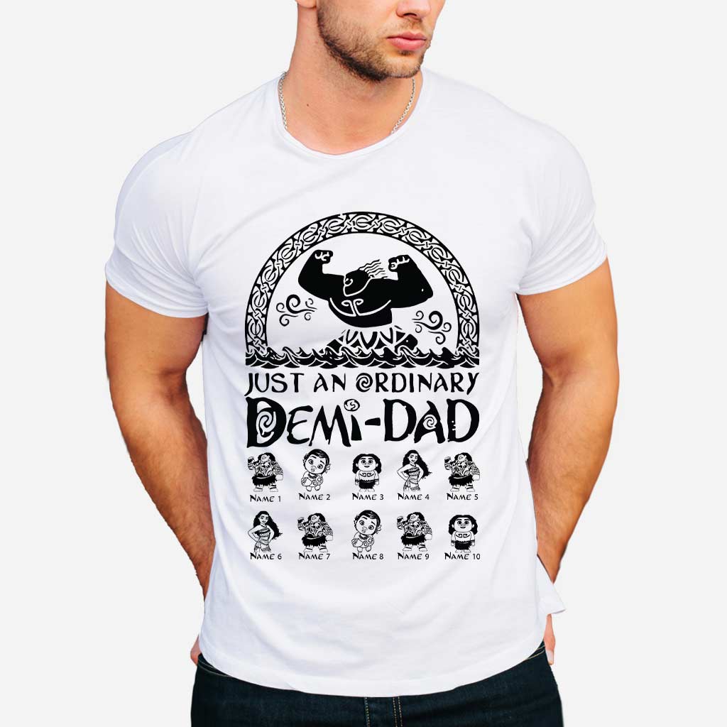 Personalized Demi-Dad T-Shirt & Hoodie Custom Name Gift for Father's Day