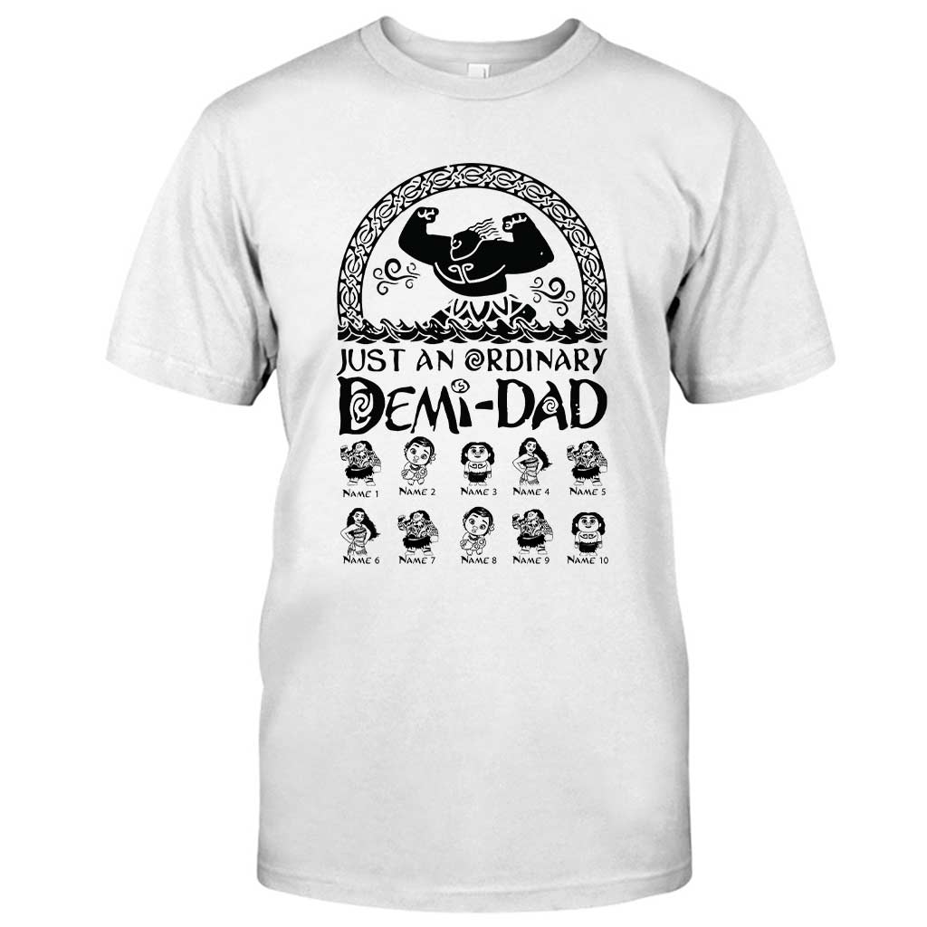 Personalized Demi-Dad T-Shirt & Hoodie Custom Name Gift for Father's Day