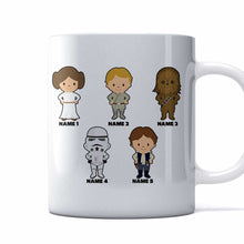 Load image into Gallery viewer, Personalized Best Dad In The Galaxy Mug Custom Name Gift for Father's Day
