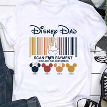 Load image into Gallery viewer, Personalized Scan For Payment T-shirt Hoodie Gift for Dad
