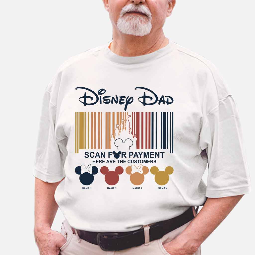 Personalized Scan For Payment T-shirt Hoodie Gift for Dad