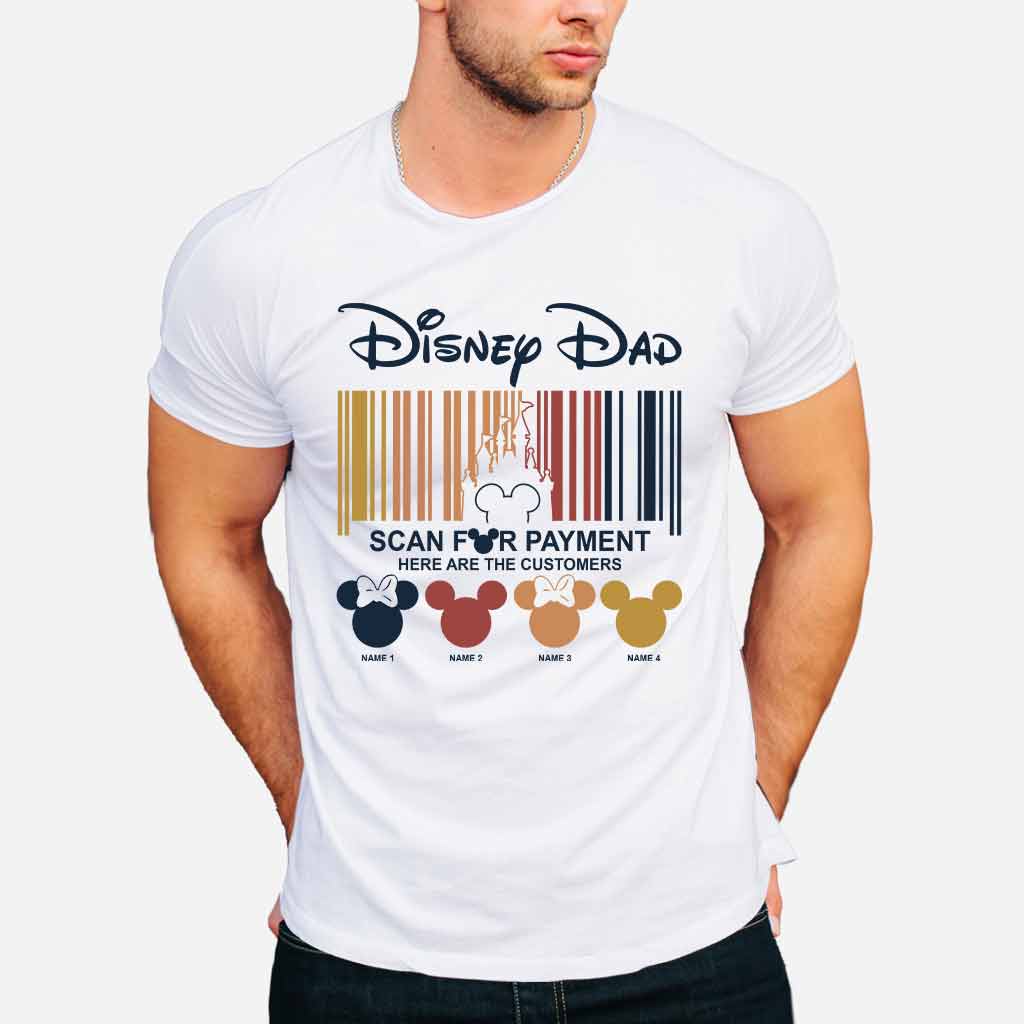 Personalized Scan For Payment T-shirt Hoodie Gift for Dad