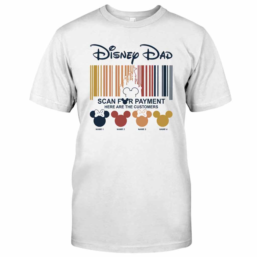 Personalized Scan For Payment T-shirt Hoodie Gift for Dad