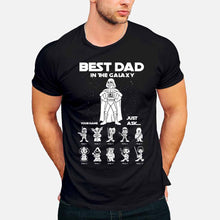 Load image into Gallery viewer, Personalized Best Dad In The Galaxy T-shirt &amp; Hoodie Gift
