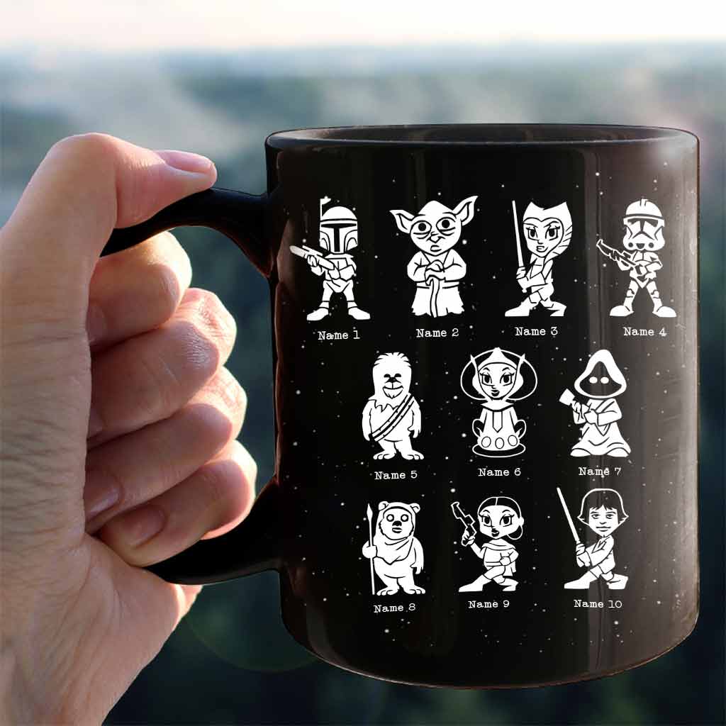 Personalized Best Dad In The Galaxy Mug Custom Name Gift for Father's Day