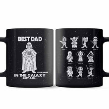 Load image into Gallery viewer, Personalized Best Dad In The Galaxy Mug Custom Name Gift for Father's Day
