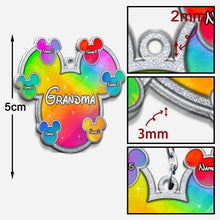 Load image into Gallery viewer, Personalized Grandma Keychain Custom Design Acrylic Gift
