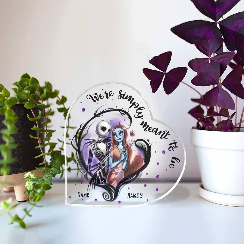 Personalized Acrylic Heart Plaque Custom Couple Gift for Anniversary