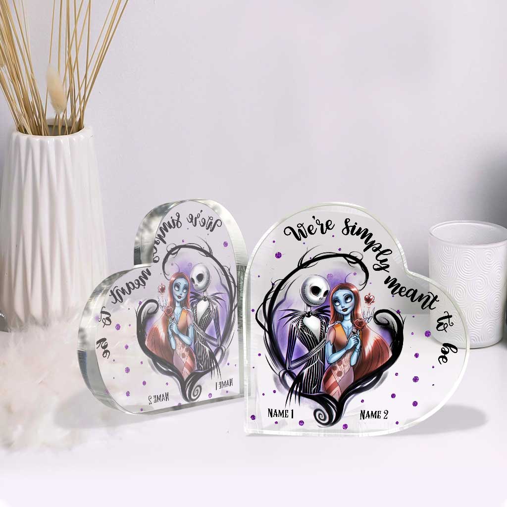 Personalized Acrylic Heart Plaque Custom Couple Gift for Anniversary