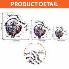 Load image into Gallery viewer, Personalized Acrylic Heart Plaque Custom Couple Gift for Anniversary
