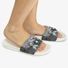 Load image into Gallery viewer, Personalized Couple Slide Sandals Unique Design Gift for Halloween
