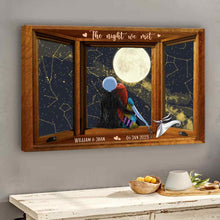 Load image into Gallery viewer, Personalized Canvas &amp; Poster of Your Special Night Gift
